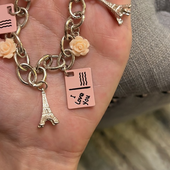 Paris Charm Silver Bracelet - Picture 2 of 4